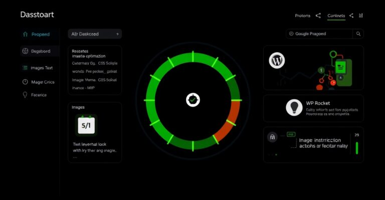 WP Rocket and AI image optimization configuration achieving 100/100 Google PageSpeed score on mobile