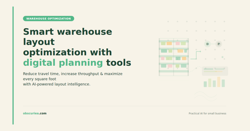 Smart warehouse layout optimization with digital planning tools